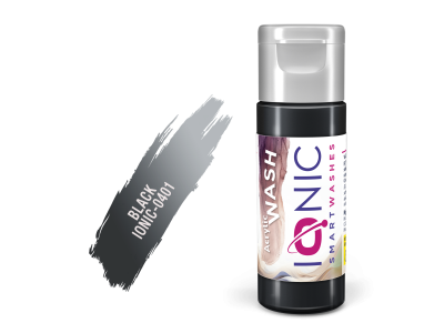 AMMO MIG IO0401 Ionic Smart Colors - Zwart - Acryl Wash - 20 ml - Migio0401 xs 1 - MIGIO0401-XS