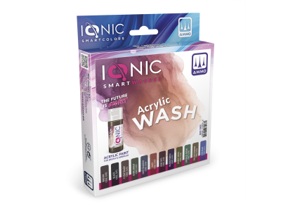 AMMO MIG IO0430 Ionic Smart Colors - Washes Basic Set - Acryl 12x20 ml - Migio0430 xs 1 - MIGIO0430-XS