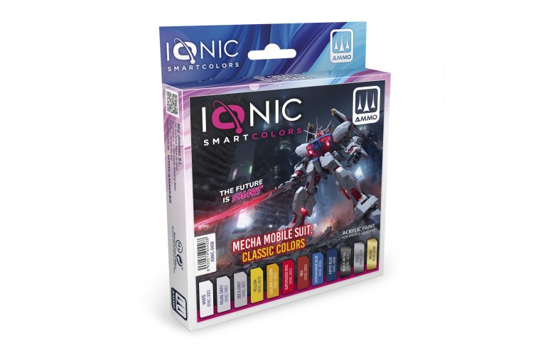 AMMO MIG IO0458 Ionic Smart Colors - Mecha Mobile Suit Klassieke Kleurenset - Acryl Set 12x20ml - Migio0458 xs 1 1 - MIGIO0458-XS