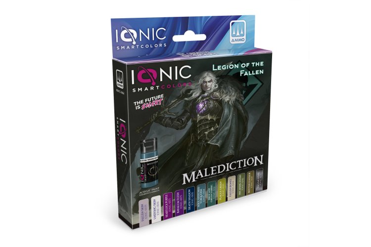 AMMO MIG IO0464 Ionic Smart Colors &ndash; Malediction Legion of the Fallen Color Set &ndash; Acrylic Set 12x20ml - Migio0464 xs 1 - MIGIO0464-XS