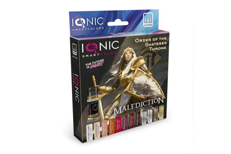AMMO MIG IO0465 Ionic Smart Colors - Malediction Order of the Shattered Throne Kleurenset - Acryl Set 12x20ml - Migio0465 xs 1 - MIGIO0465-XS