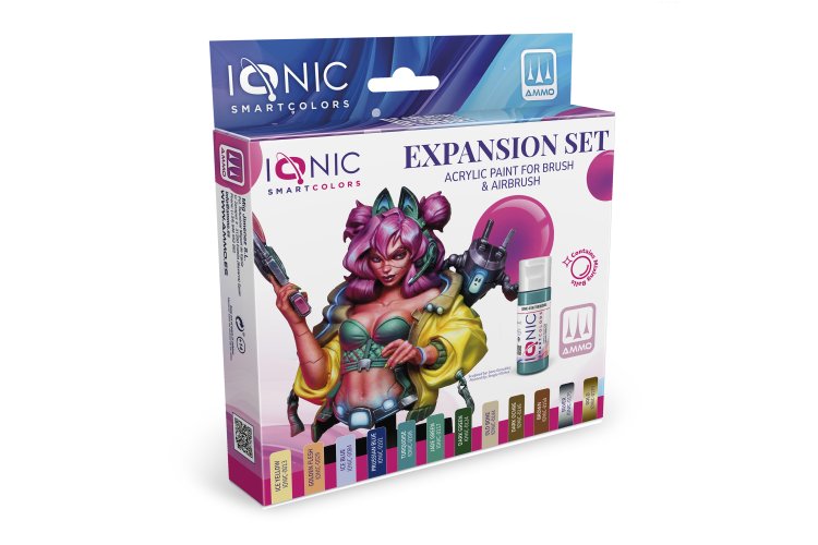 AMMO MIG IO0501 Ionic Smart Colors - Uitbreidingskleurenset - Acryl Set 12x20ml - Migio0501 1 - MIGIO0501