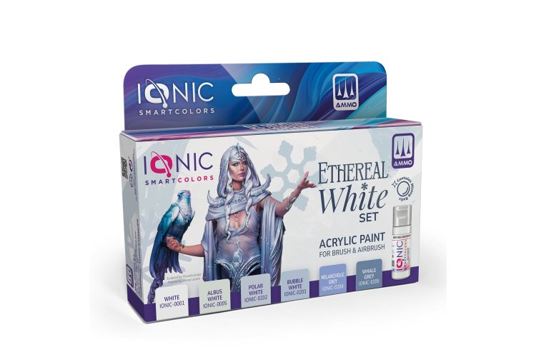 AMMO MIG IO0503 Ionic Smart Colors - Etherisch Wit Kleurenset - Acryl Set 6x20ml - Migio0503 xs 1 - MIGIO0503-XS