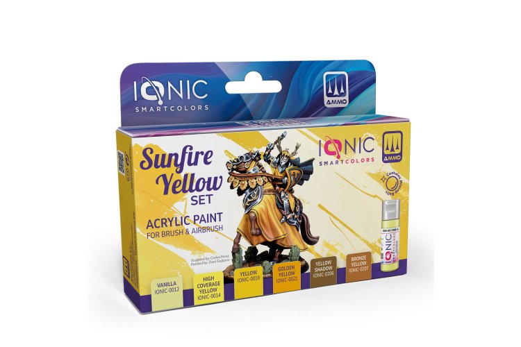 AMMO MIG IO0504 Ionic Smart Colors - Zonvuur Geel Kleurenset - Acryl Set 6x20ml - Migio0504 xs 1 - MIGIO0504-XS