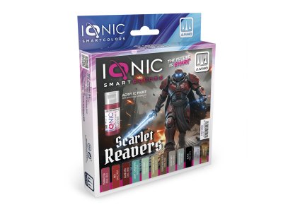 AMMO MIG IO0517 Ionic Smart Colors &ndash; Scarlet Reavers Color Set &ndash; Acrylic Set 12x20ml - Migio0517 xs 1 - MIGIO0517-XS