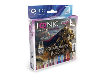 AMMO MIG IO0518 Ionic Smart Colors - Guardians of the Throne Paint Set - Acrylic Set 12x20 ml - Migio0518 xs 1 - MIGIO0518-XS