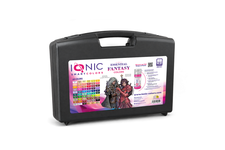 AMMO MIG IO0615 Ionic Smart Colors - Essential Fantasy Colors Kleurenset - Koffer - Acryl 60x20 ml - Migio0615 1 - MIGIO0615