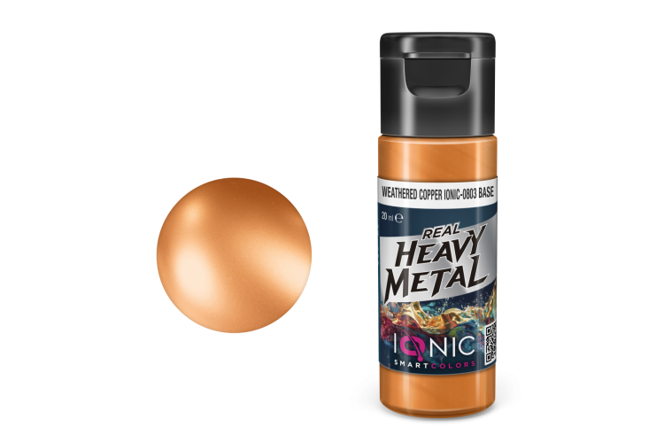 AMMO MIG IO0803 Ionic Smart Colors - Real Heavy Metal - Verweerd Koper - Base - Metallic Acryl - 20ml - Migio0803 xs - MIGIO0803-XS