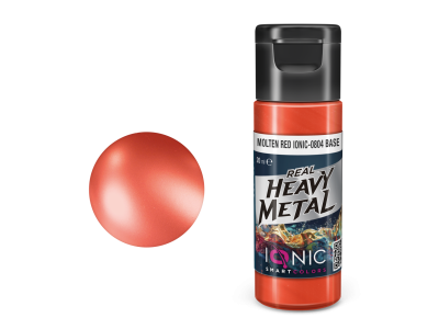 AMMO MIG IO0804 Ionic Smart Colors - Real Heavy Metal - Gesmolten Rood - Base - Metallic Acryl - 20ml - Migio0804 xs - MIGIO0804-XS