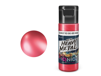AMMO MIG IO0805 Ionic Smart Colors - Real Heavy Metal - Scharlakenrood - Base - Metallic Acryl - 20ml - Migio0805 xs - MIGIO0805-XS