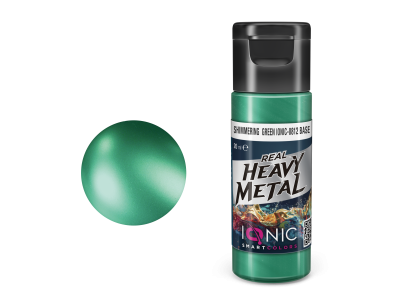 AMMO MIG IO0812 Ionic Smart Colors - Real Heavy Metal - Glanzend Groen - Base - Metallic Acryl - 20ml - Migio0812 xs - MIGIO0812-XS