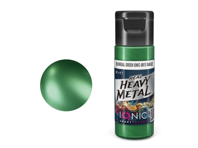 AMMO MIG IO0813 Ionic Smart Colors - Real Heavy Metal - Noorderlicht Groen - Base - Metallic Acryl - 20ml - Migio0813 xs - MIGIO0813-XS