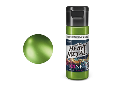 AMMO MIG IO0814 Ionic Smart Colors - Real Heavy Metal - Goudgroen - Base - Metallic Acryl - 20ml - Migio0814 xs - MIGIO0814-XS