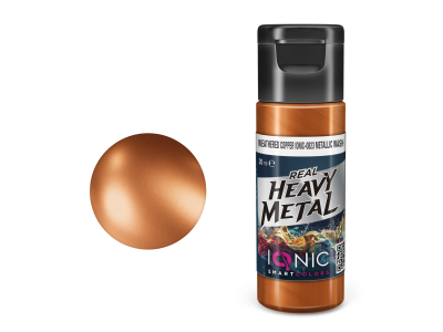 AMMO MIG IO0823 Ionic Smart Colors - Real Heavy Metal - Verweerd Koper - Metallic Wash - Metallic Acryl - 20ml - Migio0823 xs - MIGIO0823-XS