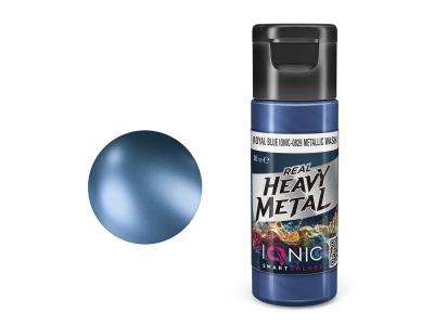 AMMO MIG IO0829 Ionic Smart Colors - Real Heavy Metal - Koningsblauw - Metallic Wash - Metallic Acryl - 20ml - Migio0829 xs - MIGIO0829-XS