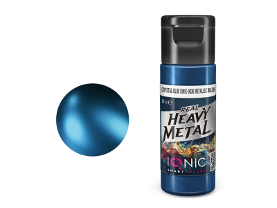 AMMO MIG IO0830 Ionic Smart Colors - Real Heavy Metal - Kristalblauw - Metallic Wash - Metallic Acryl - 20ml - Migio0830 xs - MIGIO0830-XS