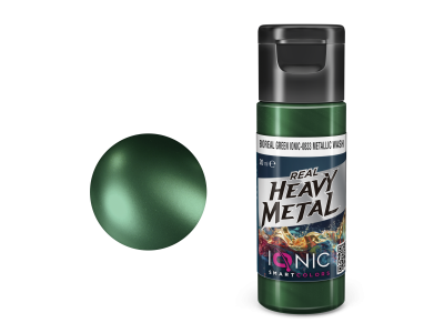 AMMO MIG IO0833 Ionic Smart Colors - Real Heavy Metal - Noorderlicht Groen - Metallic Wash - Metallic Acryl - 20ml - Migio0833 xs - MIGIO0833-XS