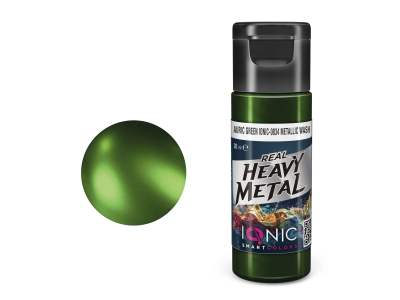 AMMO MIG IO0834 Ionic Smart Colors - Real Heavy Metal - Goudgroen - Metallic Wash - Metallic Acryl - 20ml - Migio0834 xs - MIGIO0834-XS