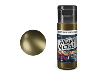 AMMO MIG IO0838 Ionic Smart Colors - Real Heavy Metal - Aangeslagen Metaal - Metallic Wash - Metallic Acryl - 20ml - Migio0838 xs - MIGIO0838-XS