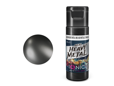 AMMO MIG IO0839 Ionic Smart Colors - Real Heavy Metal - Gepolijst Metaal - Metallic Wash - Metallic Acryl - 20ml - Migio0839 xs - MIGIO0839-XS