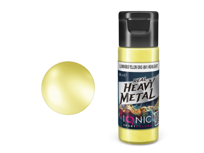 AMMO MIG IO0841 Ionic Smart Colors - Real Heavy Metal - Lichtgevend Geel - Highlight - Metallic Acryl - 20ml - Migio0841 xs - MIGIO0841-XS