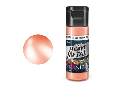 AMMO MIG IO0844 Ionic Smart Colors - Real Heavy Metal - Gesmolten Rood - Highlight - Metallic Acryl - 20ml - Migio0844 xs - MIGIO0844-XS