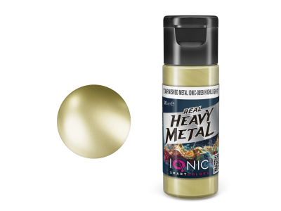AMMO MIG IO0858 Ionic Smart Colors - Real Heavy Metal - Aangeslagen Metaal - Highlight - Metallic Acryl - 20ml - Migio0858 xs - MIGIO0858-XS