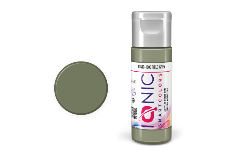 AMMO MIG IO1000 Ionic Smart Colors - Veldgrijs - Acryl - 20 ml - Migio1000 xs 1 - MIGIO1000-XS