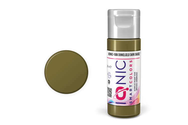 AMMO MIG IO1006 Ionic Smart Colors - Dunkelgelb Donkere Basiskleur - Acryl - 20 ml - Migio1006 xs 1 - MIGIO1006-XS