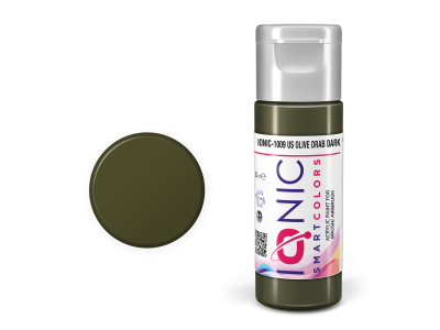 AMMO MIG IO1009 Ionic Smart Colors - US Olive Drab Donkere Basiskleur - Acryl - 20 ml - Migio1009 xs 1 - MIGIO1009-XS