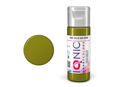 AMMO MIG IO1010 Ionic Smart Colors - US Donkergroen - Acryl - 20 ml - Migio1010 xs 1 - MIGIO1010-XS