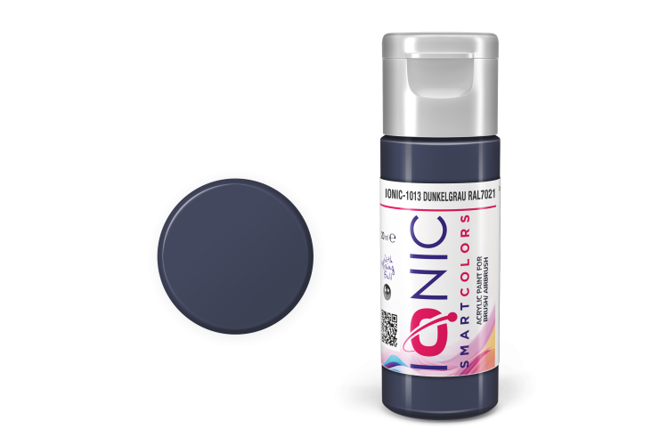 AMMO MIG IO1013 Ionic Smart Colors - Dunkelgrau RAL 7021 - Acryl - 20 ml - Migio1013 xs 1 - MIGIO1013-XS