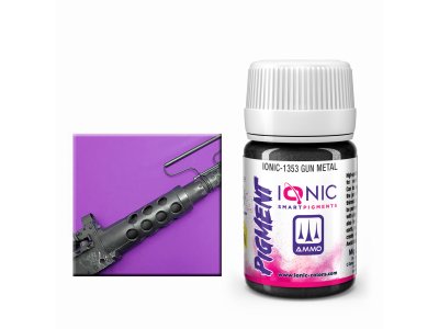 AMMO MIG IO1353 Ionic Smart Pigments - Gun Metal - 35ml - Migio1353 xs 1 - MIGIO1353-XS