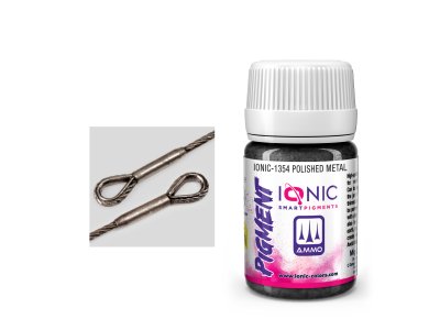 AMMO MIG IO1354 Ionic Smart Pigments - Polished Metal - 35ml - Migio1354 xs 1 - MIGIO1354-XS