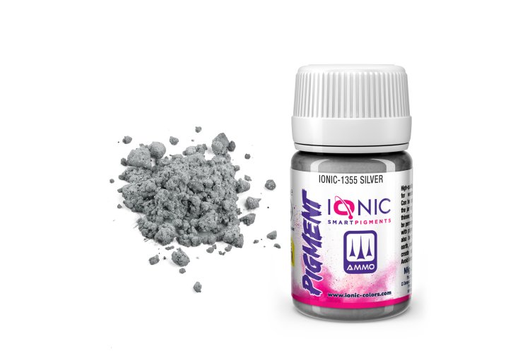 AMMO MIG IO1355 Ionic Smart Pigments - Silver - 35ml - Migio1355 xs 1 - MIGIO1355-XS