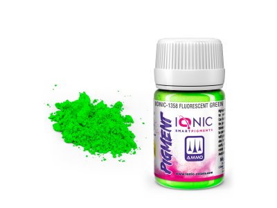 AMMO MIG IO1358 Ionic Smart Pigments - Fluorescent Green - 35ml - Migio1358 xs 1 - MIGIO1358-XS