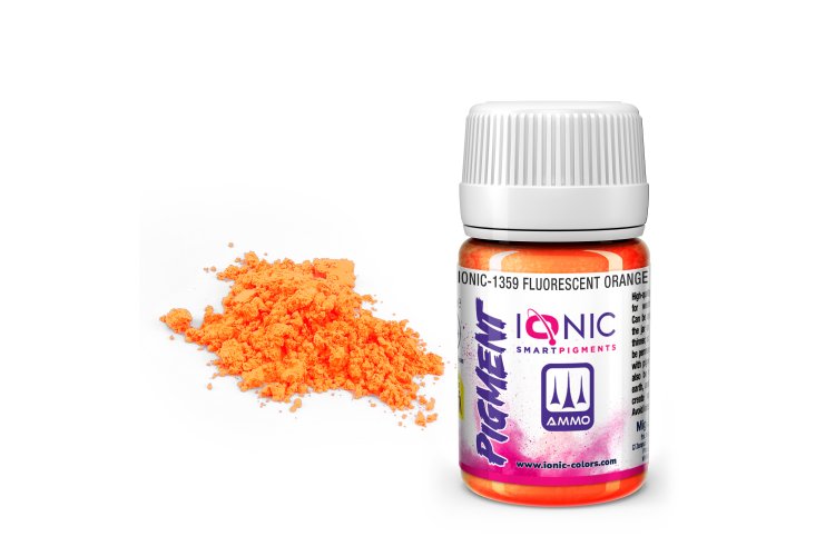 AMMO MIG IO1359 Ionic Smart Pigments - Fluorescent Orange - 35ml - Migio1359 xs 1 - MIGIO1359-XS