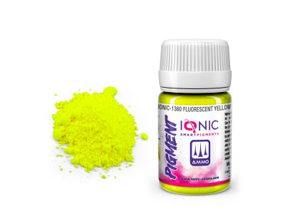 AMMO MIG IO1360 Ionic Smart Pigments - Fluorescent Yellow - 35ml - Migio1360 xs 1 - MIGIO1360-XS