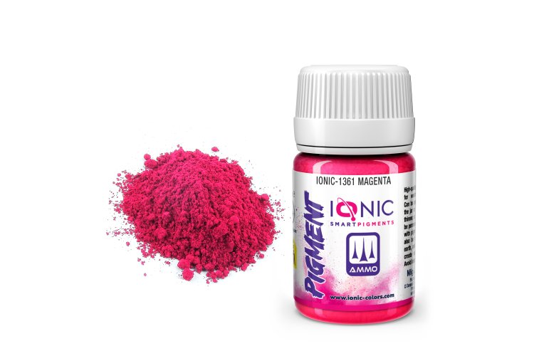 AMMO MIG IO1361 Ionic Smart Pigments - Magenta - 35ml - Migio1361 xs 1 - MIGIO1361-XS
