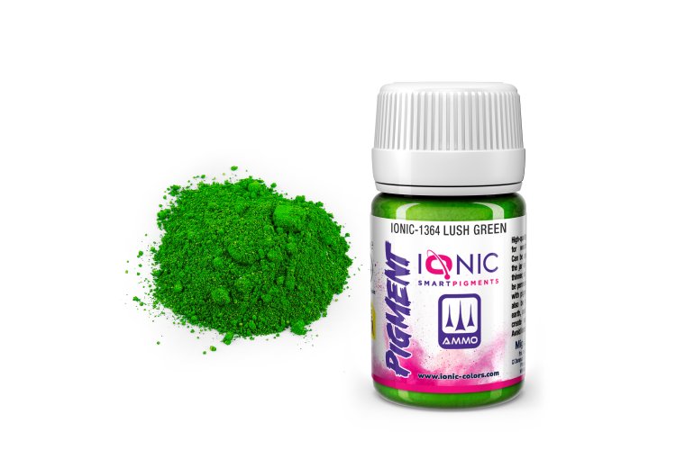 AMMO MIG IO1364 Ionic Smart Pigments - Lush Green - 35ml - Migio1364 xs 1 - MIGIO1364-XS