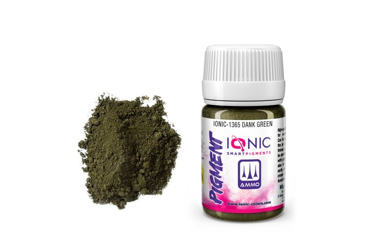 AMMO MIG IO1365 Ionic Smart Pigments - Dank Green - 35ml - Migio1365 xs 1 - MIGIO1365-XS