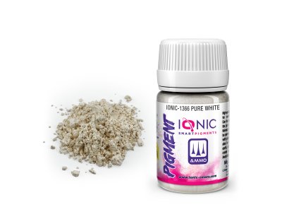 AMMO MIG IO1366 Ionic Smart Pigments - Pure White - 35ml - Migio1366 xs 1 - MIGIO1366-XS