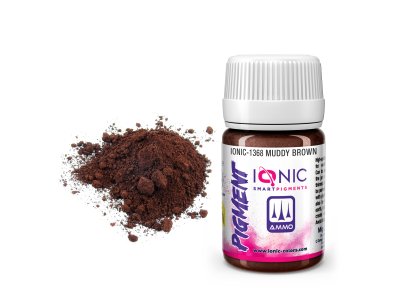 AMMO MIG IO1368 Ionic Smart Pigments - Muddy Brown - 35ml - Migio1368 xs 1 - MIGIO1368-XS