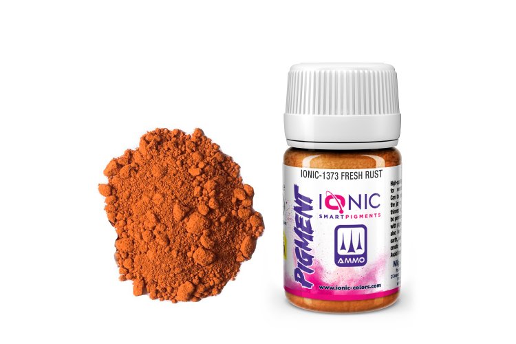 AMMO MIG IO1373 Ionic Smart Pigments - Fresh Rust - 35ml - Migio1373 xs 1 - MIGIO1373-XS