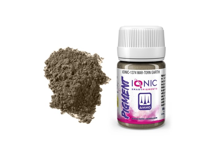 AMMO MIG IO1374 Ionic Smart Pigments - War-Torn Earth - 35ml - Migio1374 xs 1 - MIGIO1374-XS