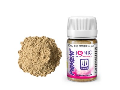 AMMO MIG IO1376 Ionic Smart Pigments - Battlefield Dust - 35ml - Migio1376 xs 1 - MIGIO1376-XS