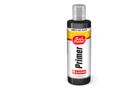 AMMO MIG R0451 Rail Center - Black - Primer - Acrylic - 60ml - Migr0451 xs - MIGR0451-XS