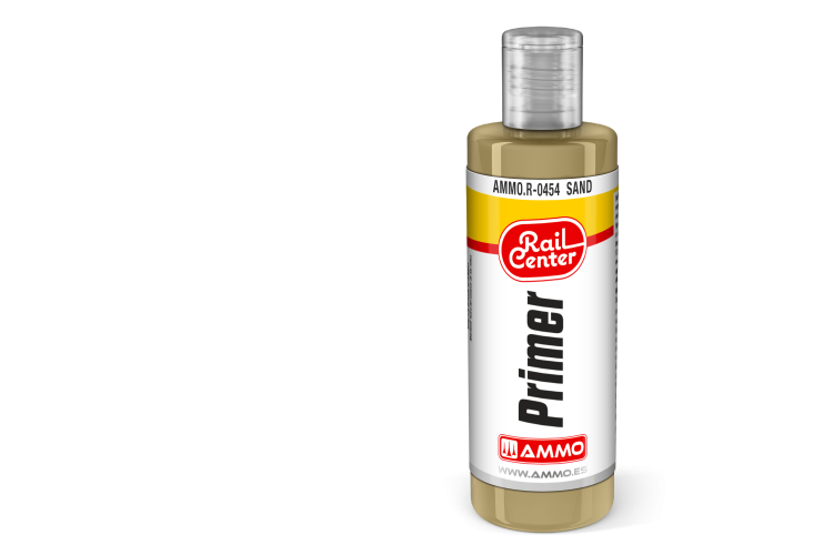 AMMO MIG R0454 Rail Center - Sand Colour - Primer - Acrylic - 60ml - Migr0454 xs - MIGR0454-XS
