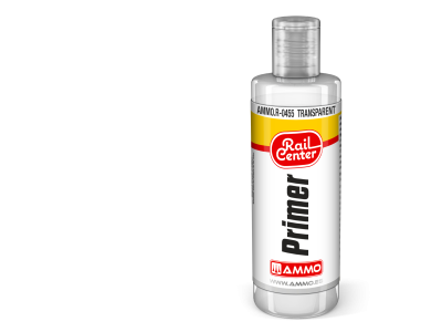 AMMO MIG R0455 Rail Center - Transparent - Primer - Acrylic - 60ml - Migr0455 xs - MIGR0455-XS