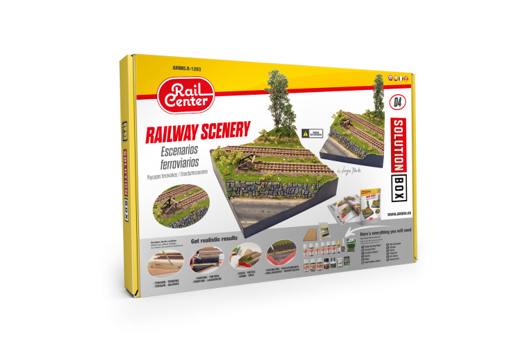 AMMO MIG R1203 Rail Center - Railway Scenery - Solution Box 04 - Migr1203 1 - MIGR1203